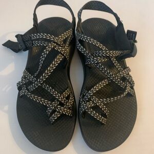 Chaco Black and White Women's Sandals
